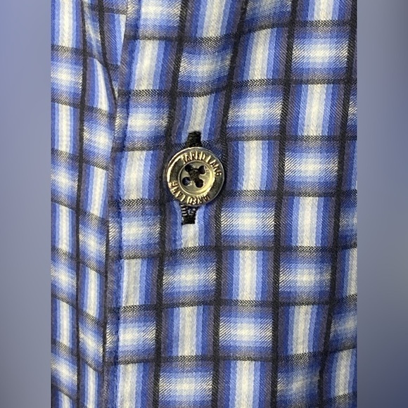 Blue Check shirt by Jared Lang EUC - Picture 3 of 8
